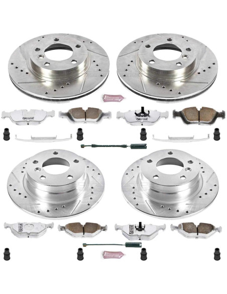 Kit de Freno Power Stop Z26 con Discos Perforados para BMW