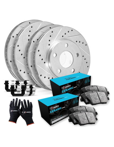 Kit de Frenos Delantero y Trasero R1 Concepts Suzuki SX4 2007-2013