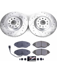 Kit de frenos Power Stop K7175 Z23 con discos perforados 340mm 2