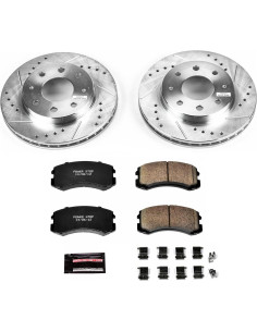 Kit de Freno Power Stop K1092 Delante Z23 para Mitsubishi Lancer 2002-2007 2