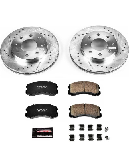 Kit de Freno Power Stop K1092 Delante Z23 para Mitsubishi Lancer 2002-2007