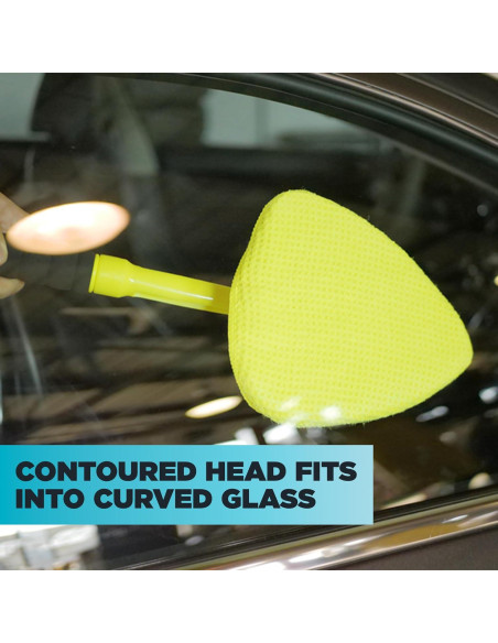 Kit de Limpieza de Parabrisas Invisible Glass 95160 con Mango Extensible y Microfibras