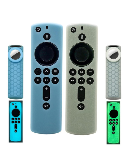 Funda de Control Remoto Fir TV Stick 4K + Soporte Airtag 2 Pack