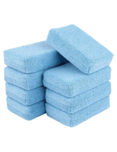 Almohadillas de Aplicación de Microfibra AIDEA 8 Piezas Azul