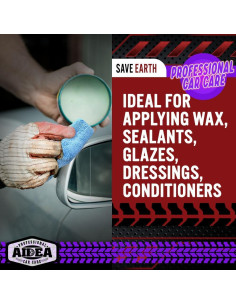 Almohadillas de Aplicación de Microfibra AIDEA 8 Piezas Azul 2