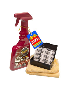 Kit de Arcilla XL Meguiar's 240g + Detallador y Toalla Microfibra