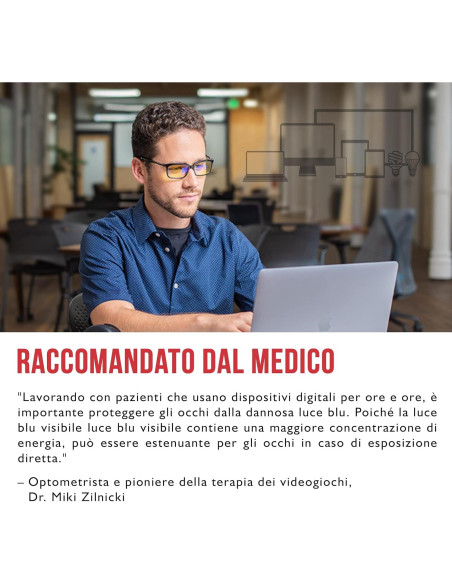 Gafas Gunnar de Juego - Bloqueo Luz Azul - Modelo SheaDog