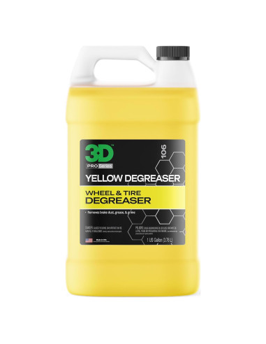 Desengrasante Amarillo 3D - Limpiador de Ruedas y Neumáticos 3.63 kg