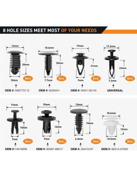 Kit de Herramientas de Remoción de Molduras GOOACC 88Pcs