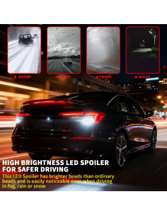 Alerón Trasero Universal Arcoche Estilo Deportivo 133cm 2