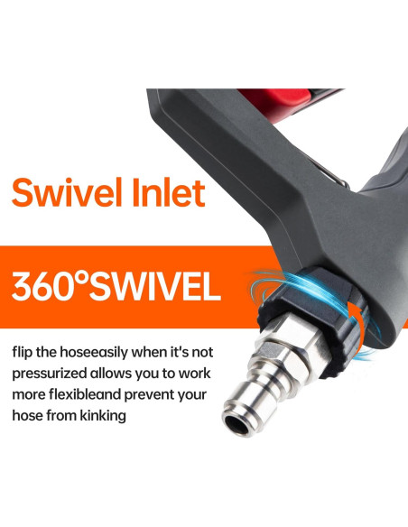 Pistola de Lavado a Presión AURORA CAR 5000 PSI 41"