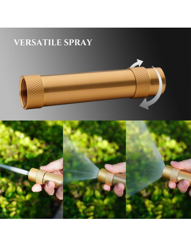 Boquilla de Manguera de Latón Wiseflow con Spray Ajustable