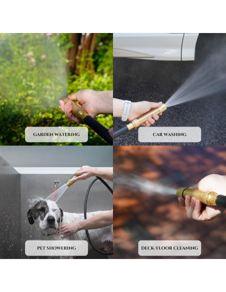 Boquilla de Manguera de Latón Wiseflow con Spray Ajustable