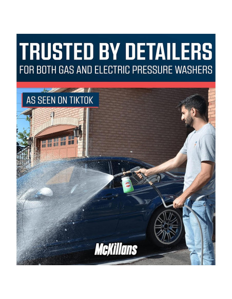 Cannon de Espuma McKillans Boca Ancha 1L Ajustable para Lavado