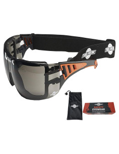 Gafas de seguridad ToolFreak Rip Out, lente ahumada, UV 99.9%