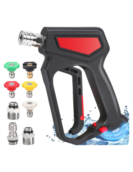 Pistola de Lavado a Presión Corto Javneo 5000 PSI 10.5 GPM