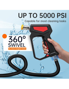 Pistola de Lavado a Presión Corto Javneo 5000 PSI 10.5 GPM 2