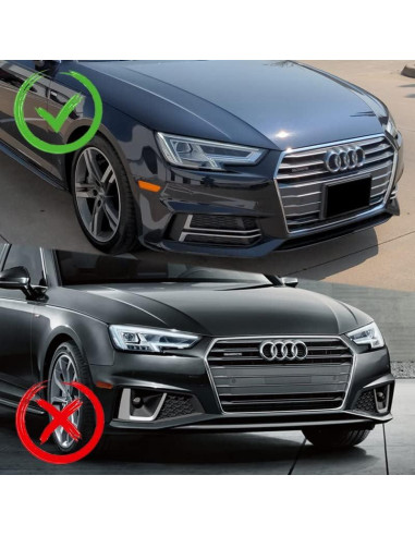 Parachoques Delantero HYPERSPEED ABS Audi A4 S4 2017-2019