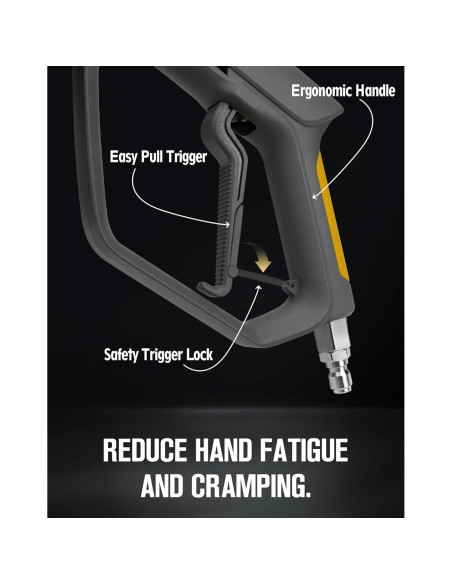 Pistola de Lavado a Presión Lidodola 5000 PSI con 5 Boquillas