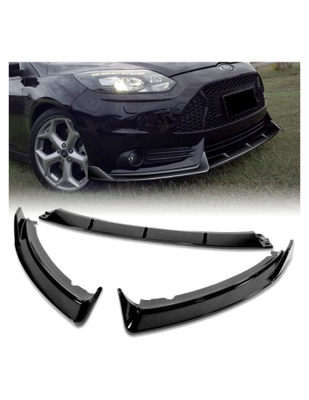 Kit de Labio de Parachoques Frontal 3 Piezas DriftX para Ford Focus ST 2012-2014