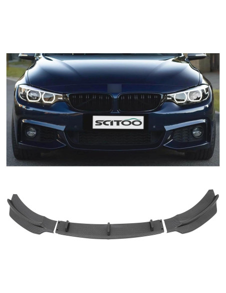 Spoiler Frontal SCITOO Negro Mate para BMW F32 F33 F36 2014-2020