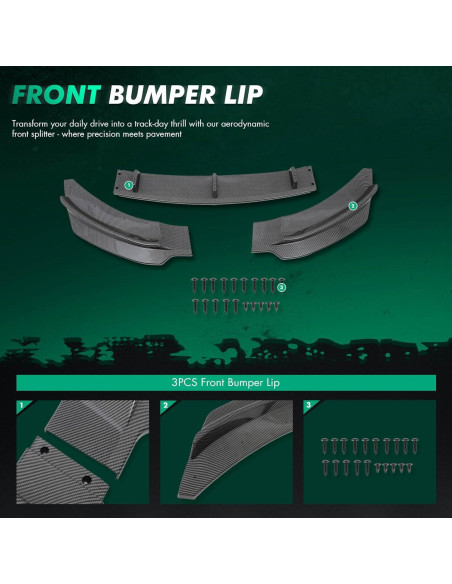 Spoiler Frontal SCITOO Negro Mate para BMW F32 F33 F36 2014-2020