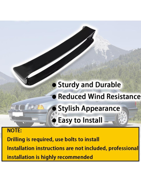 Alerón Trasero Mactoom para BMW Serie 3 E36 1992-1999