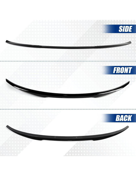 Spoiler Trasero YESENTECH para BMW G20 G80 M3 2019-2025 Negro