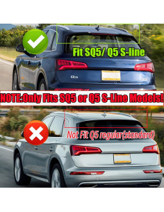 Alerón Trasero de Techo NEESPOC para Audi SQ5/Q5 S Line 2018-2024 2