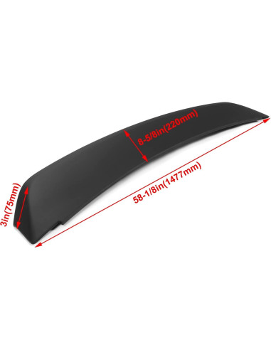Alerón Trasero KUAFU Ducktail para Ford Mustang 2005-2009