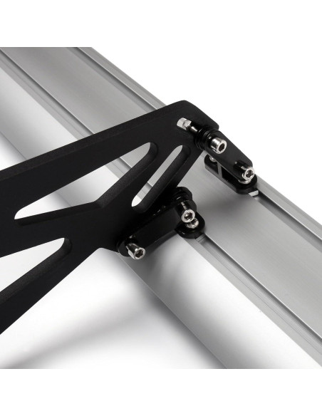 Alerón Trasero Universal Areyourshop 135CM Aluminio Plata