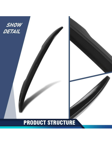 Ala de Spoiler Trasero PIT66 para BMW X4 G02 2019-2024 Negro
