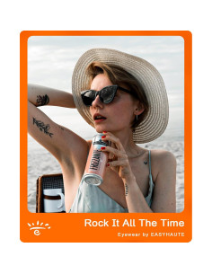 Gafas de Sol EASYHAUTE Ojo de Gato UV400 Retro 2