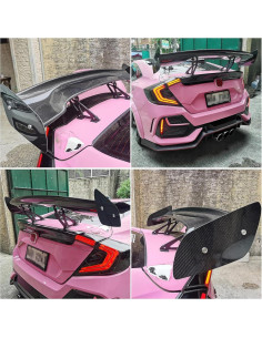 Alerón Trasero Universal DREAMOTOR 145 cm Negro Brillante 2