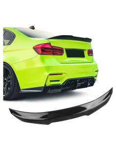 Alerón Trasero BMW Serie 3 F30 F80 M3 2013-2018 Negro Brillante