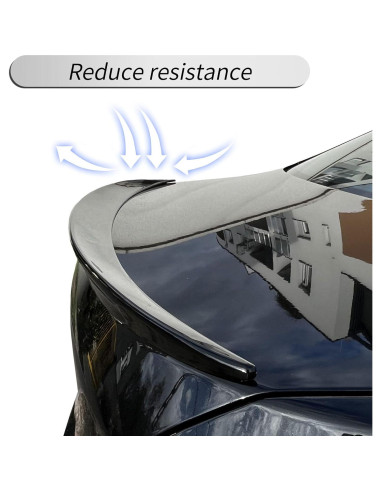 Alerón Trasero BDBO para BMW Serie 5 F10 2011-2016 Negro Brillante