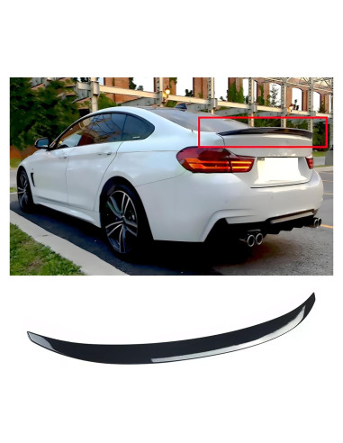 Alerón Trasero Negro Brillante MUTUSAISI para BMW Serie 4 F36 2015-2020
