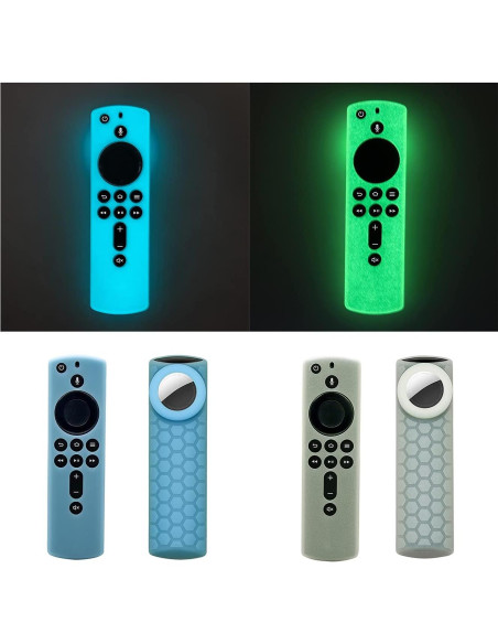 Funda de Control Remoto Fir TV Stick 4K + Soporte Airtag 2 Pack