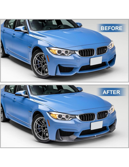 Labio Divisor Frontal BMW F80 M3 F82 F83 M4 2015-2020 Fibra de Carbono