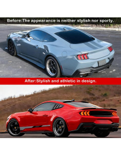 Alerón Trasero para Ford Mustang 2024-2025 Negro Brillante 2