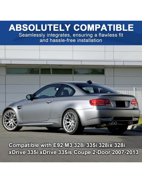 Spoiler Trasero BMW E92 335i 335xi 328i 2007-2013 BDBO