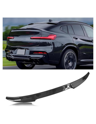 Alerón Trasero MotorFansClub para BMW X4 G02 2019-2025 Fibra de Carbono