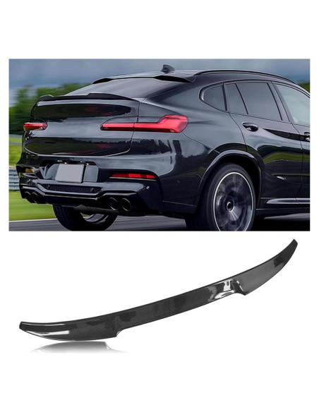 Alerón Trasero MotorFansClub para BMW X4 G02 2019-2025 Fibra de Carbono