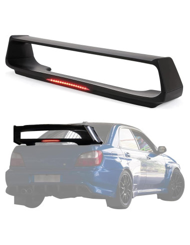 Alerón de Maletero con Luz de Freno LED KUAFU para Subaru Impreza 2002-2007