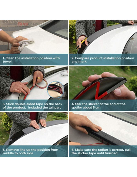 Alerón Trasero MotorFansClub para BMW X4 G02 2019-2025 Fibra de Carbono