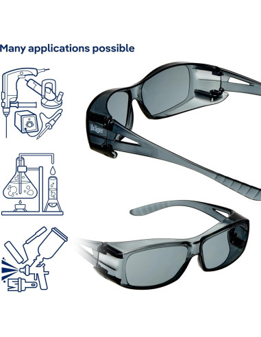 Gafas de Seguridad Drger X-pect 2400 | Antivaho y Antirayaduras