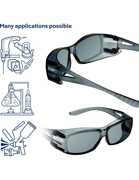 Gafas de Seguridad Drger X-pect 2400 | Antivaho y Antirayaduras