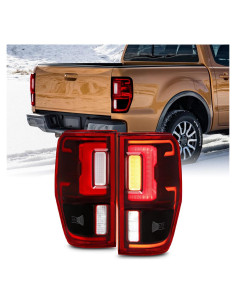 Luces Traseras LED AKKON para Ford Ranger 2019-2023 Rojas