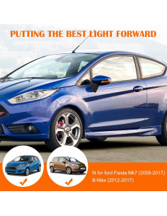 Luces de señal de giro LED Doiplent para Ford Fiesta B-Max 2008-2017 2