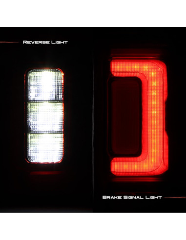 Luces Traseras LED AKKON para Ford Ranger 2019-2023 Rojas